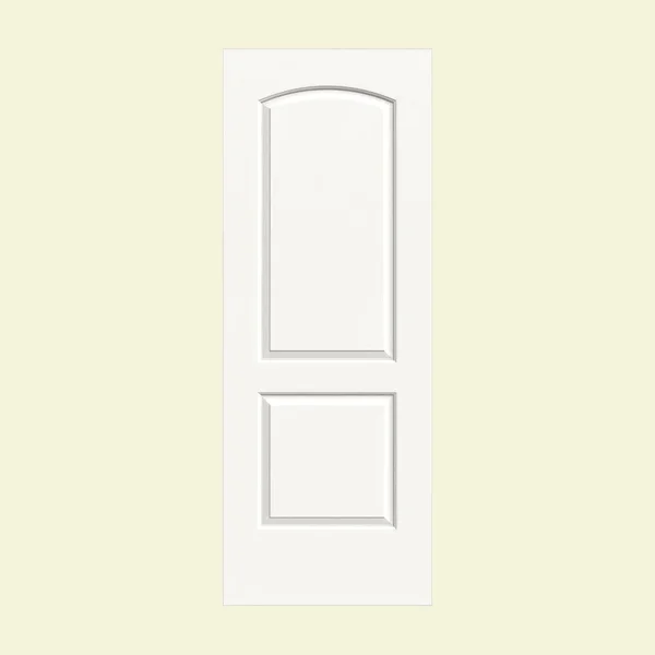 JELD-WEN 24 in. x 80 in. Continental White Painted Smooth Molded Composite MDF Interior Door Slab