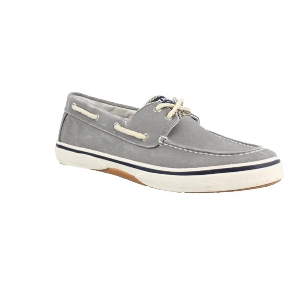 Men's Sperry, Halyard Boat Shoe, Size: 9 W, Gray