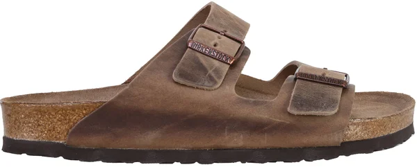 Birkenstock Arizona Soft Footbed Sandals - Oiled Leather Tobacco - 44