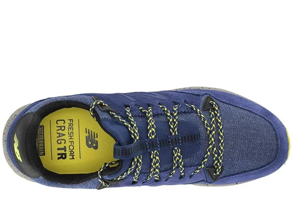 New Balance Fresh Foam Crag Trail Men's Trail Running Shoes - Blue/Yellow (Size 12)