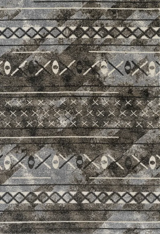 Amer Caribe CAR-5 3&5x22 x 5&6x22 Walnut Area Rug