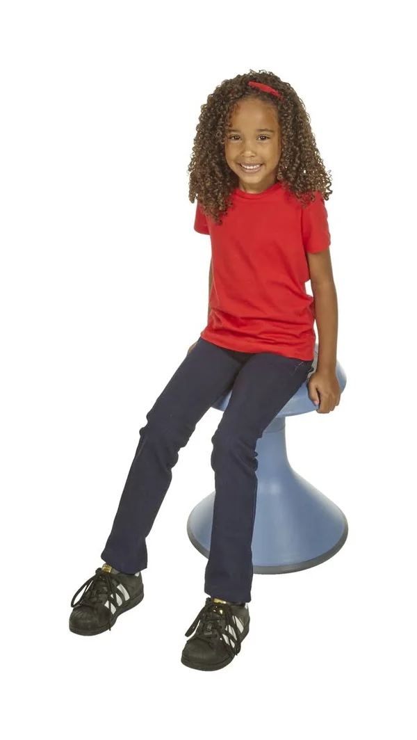 Classroom Select NeoRok Motion Stool, Active Wobble Seating, 15-1/2 inch Seat Height, Paprika, Gold, Nylon, Choose A Color, L