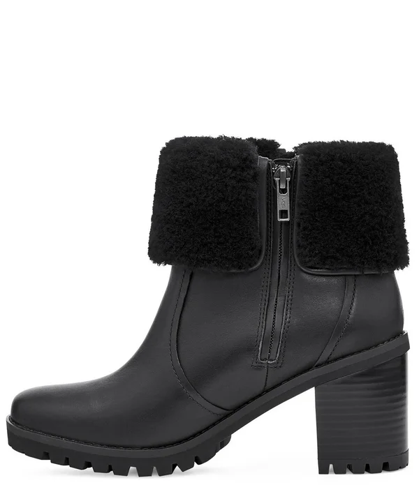 Ugg Women's Elisiana Leather 1116082 - 8.5 - Black