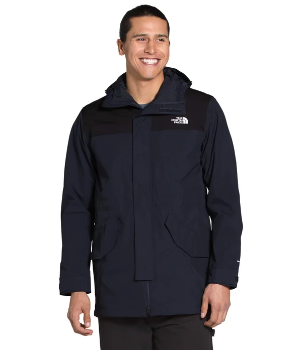 The North Face City Breeze Rain Parka - Men's M Aviator Navy/TNF Black