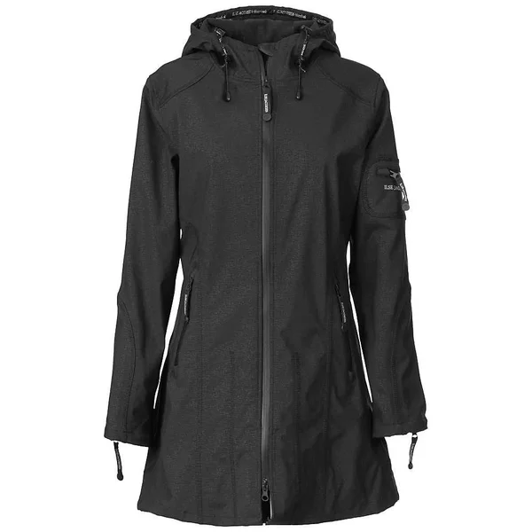Women's Ilse Jacobsen Rain 07 Jacket, Size: 38, Black