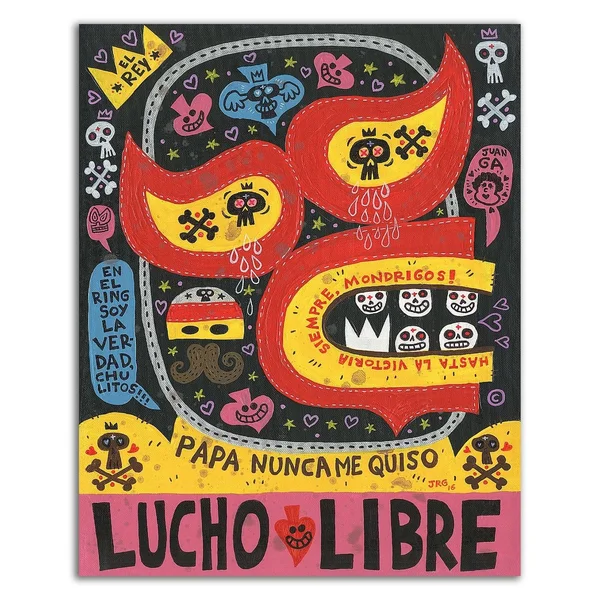 30x22 x 24x22 El Fuerte by Jorge R. Gutierrez Print on Canvas