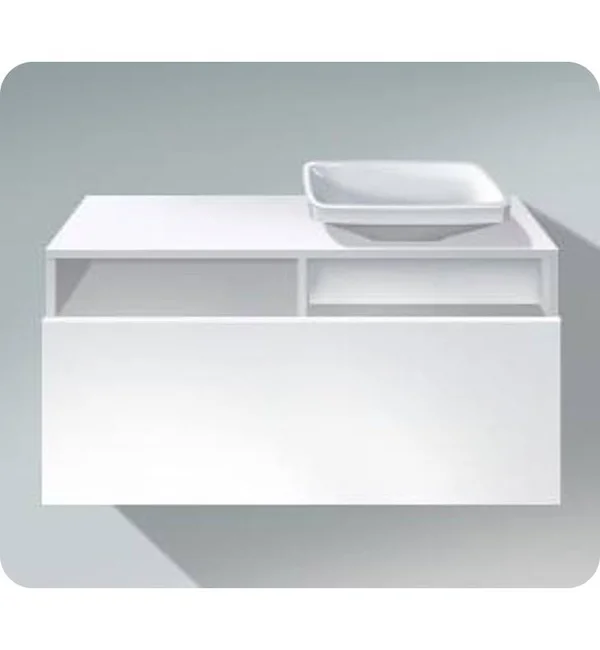 Duravit DS6784L2243 DuraStyle Vanity Unit Wall-Mounted - in White High Gloos Lacquer