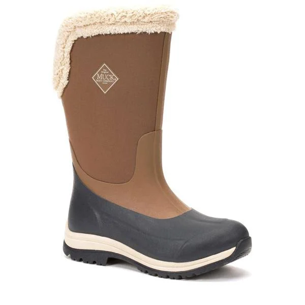 Muck Boots Women's Apres Tall 15'' Winter Boots - Size: 5.0, Brown