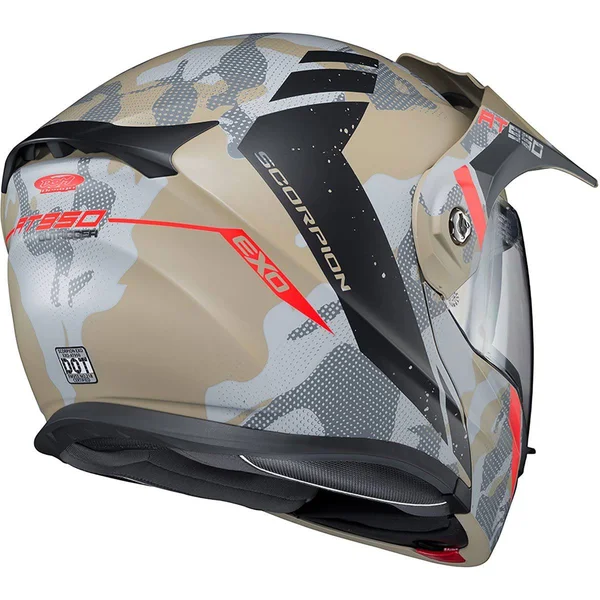 Scorpion EXO-AT950 Outrigger Helmet - White/Grey - Small