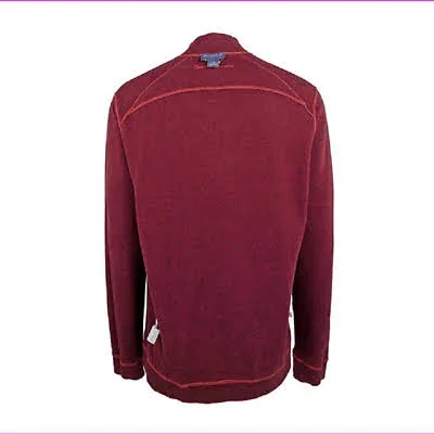 Tommy Bahama Men's Big & Tall Flip Side Reversible Quarter Zip Pullover - Size XLT