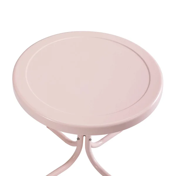 Crosley Retro Metal Side Table - Pink