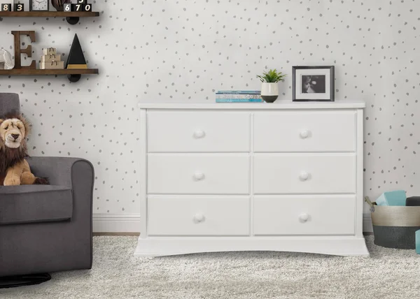 Delta Children Bentley 6-Drawer Dresser - Chocolate