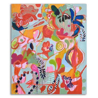 &Femme Assise& by Sofie Siegmann - Wrapped Canvas Painting Print Dakota Fields Size: 24x22 H x 20x22 W x 1.5x22 D