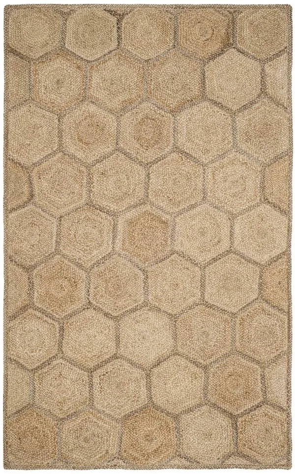 Safavieh Natural Fiber NF882B 3&0x22 x 5&0x22 Natural - Grey Area Rug