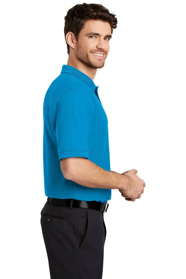 Port Authority K500ES Extended Size Silk Touch Polo - Turquoise - 10XL