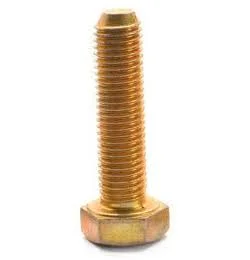 3/8 inch-16 x 2 3/4 inch (PT) Coarse Thread Grade 8 Hex Cap Screw (Bolt) - USA Alloy Steel Yellow Zinc Plated Pk 200