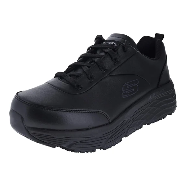 Skechers Men's Work Relaxed Fit Max Cushioning Elite SR Filchner - Black