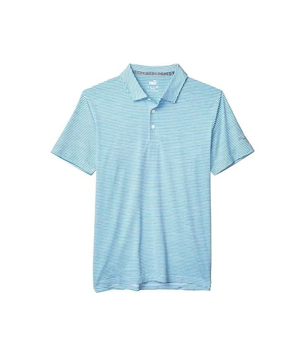 Puma Men's Caddie Stripe Golf Polo - XXL, Blue