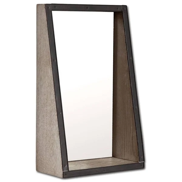 Mercana Efforte II Brown Wood Mirror