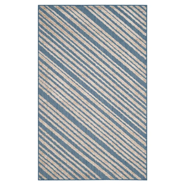 Safavieh Monroe Indoor, Outdoor Blue Rug (4' x 6')