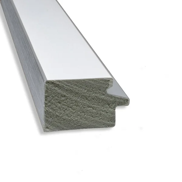 Choose Your Custom size, 34-in SIDE, Eva White Silver Narrow Framed Wall Mirror - 41 x 34-Inch