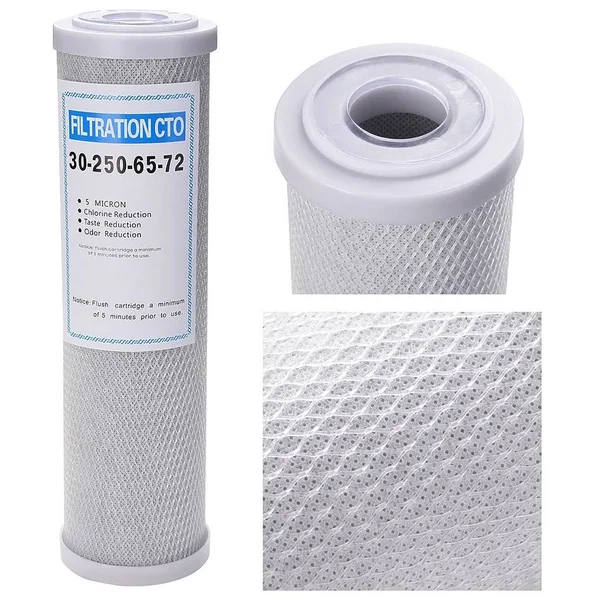 Yescom 21 Pcs REVERSE Osmosis Water Sediment Carbon Block Inline Replacment Filter