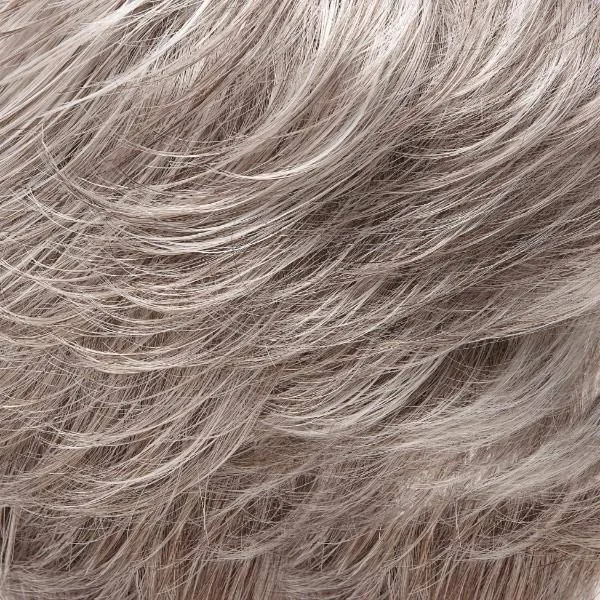 Jon Renau Wigs, Kendall Wig by Jon Renau, 30% Off Sale! 56F51, LT Grey w/ 20% Med Brown Front, Graduating to Grey w/ 30% Med