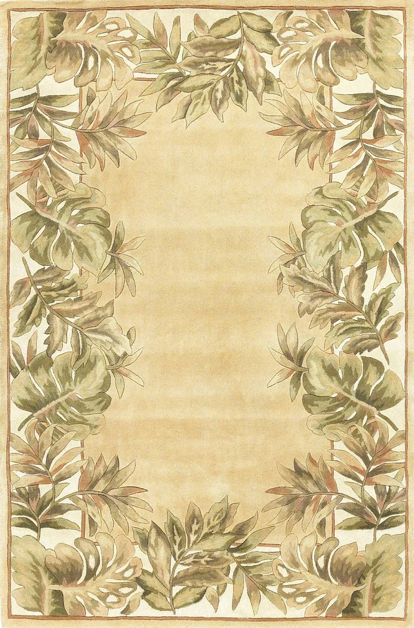 Kas Rugs Ruby 8996 Beige/Ivory Natural Fauna Area Rug