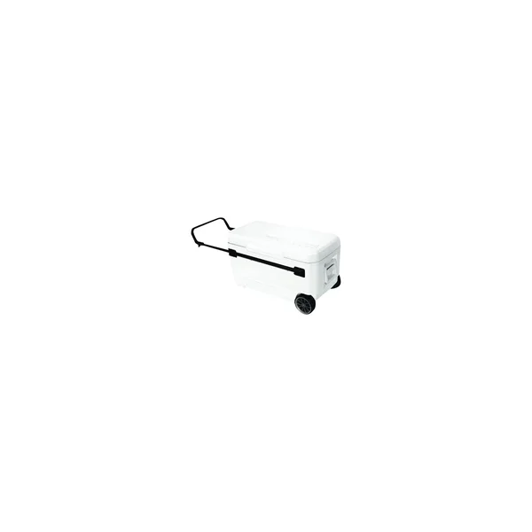 Igloo Glide Pro 110 Quart Rolling Coolers - White, 31" x 13.5" x 13.5"