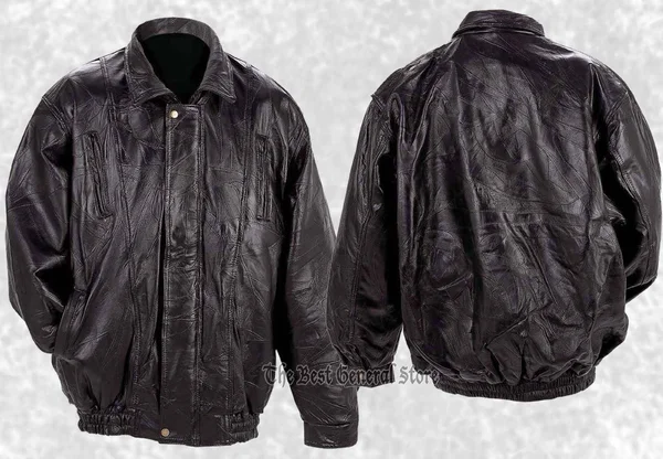 Maxam Brand Italian Mosaic Design Genuine Top Grain Lambskin Leather Jacket