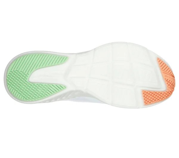 Skechers Women's GOrun Smart Hyper Sneaker, White/Orange