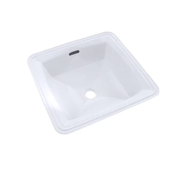 Toto Connelly Square Undermount Bathroom Sink with CeFiONtect - Cotton White LT491G#01