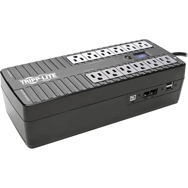 Tripp Lite 900VA UPS Eco Green Desktop 120V USB (ECO900LCDU2)