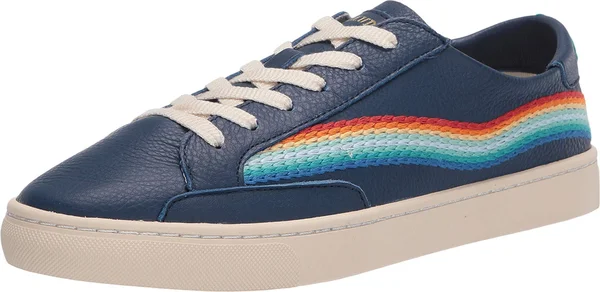 Soludos Rainbow Wave Sneaker - Marine Blue, 8.5