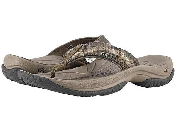 Keen Men's Kona Flip - 9.5 - Dark Olive - Antique Bronze