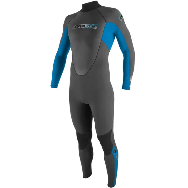 O'Neill Youth Reactor Full Wetsuit - 4 - Graphite/Bright Blue