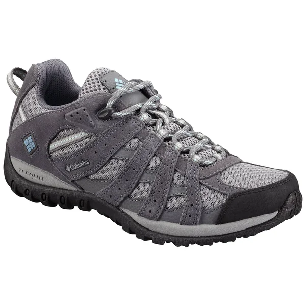 Columbia Women's Redmond Trail Shoe - Boulder/Sky Blue, 8.5 M US