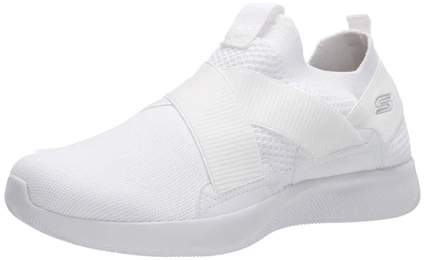 Skechers Women's Bobs Sport Squad 2 Kid Cool Slip-On Sneaker - White
