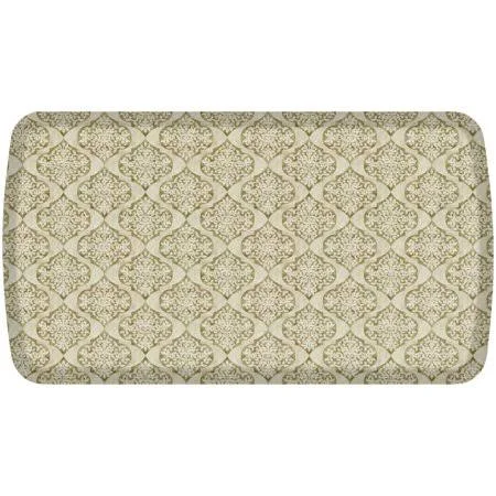 GelPro Elite Anti-Fatigue Kitchen Comfort Mat - 20x36 - Damask Warm Stone - Size: 20 x 36, Gray
