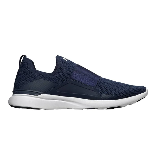 APL Women's Techloom Bliss Navy/White Shoes in Size 7.5, Athletic Propulsion Labs