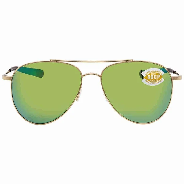 Costa Del Mar Cook Sunglasses Gold, Green Mirror 580P