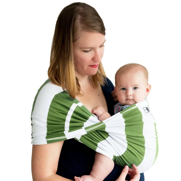 Baby K&tan Print Baby Wrap Carrier - Large - Sweetheart