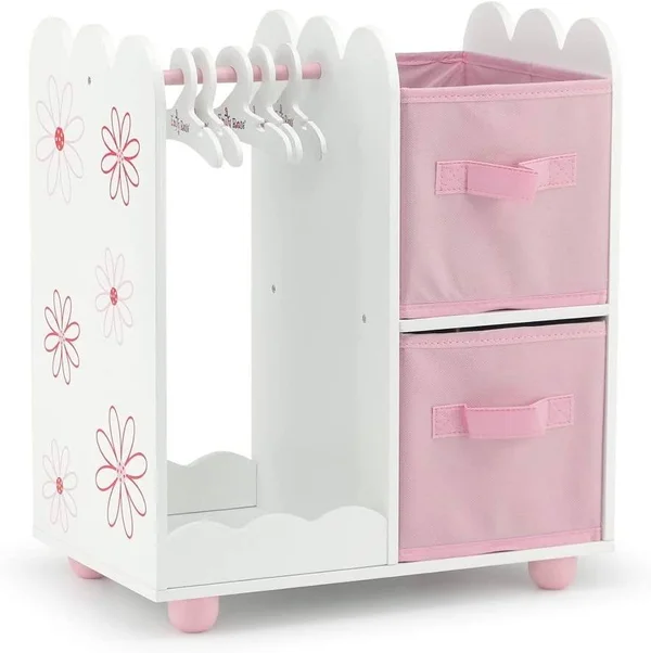 18 inch Doll Storage Clothes Open Wardrobe Furniture Fits 18x22 American Girl Doll