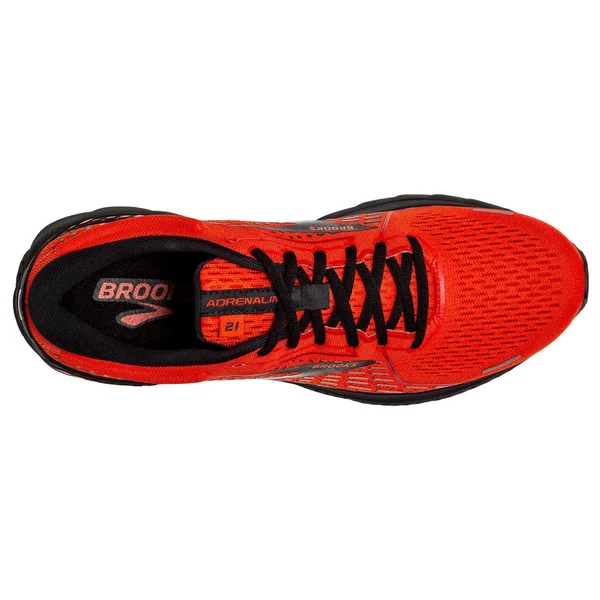 Brooks Men's Adrenaline GTS 21 Samba/Cherry/Black - 11.5, D