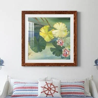 A Moment in Time III - Picture Frame Painting Print on Paper Bay Isle Home Frame Color: Walnut Framed - Size: 34.5x22 H x 34.5x22