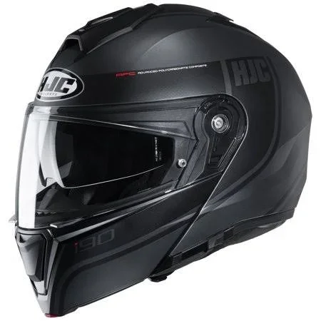 HJC i90 Davan Modular Helmet Black - Size: XL (XL)