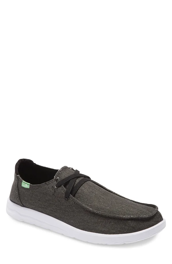 Sanuk Men's Shaka Shoes in Black - Size 14