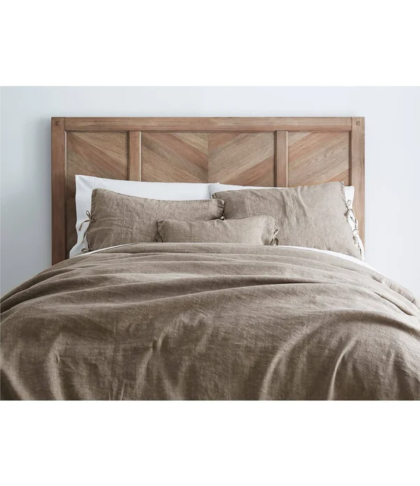 Southern Living Simplicity Collection Garrison Washed Linen Cotton Duvet Cover - Full/Queen