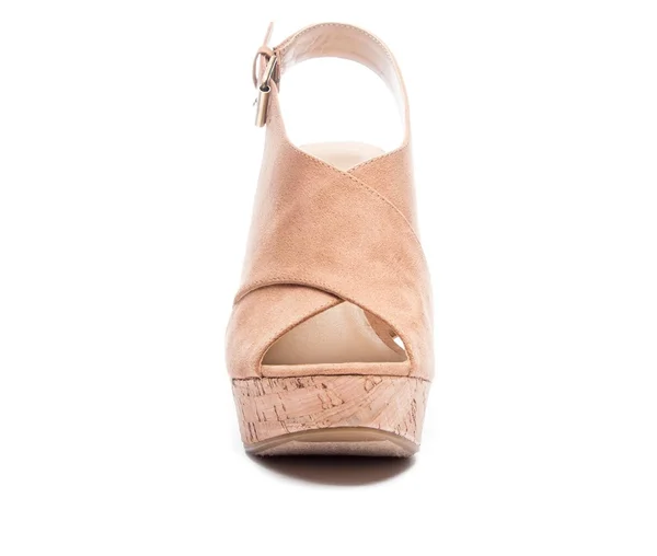 Chinese Laundry Myya Wedge Sandal - Women's - Camel Brown