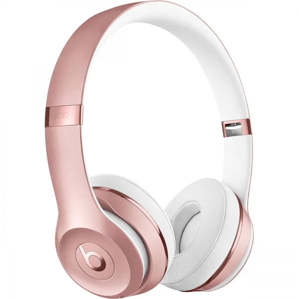 Beats Solo3 Bluetooth Wireless On-Ear Headphones with Mic - Rose Gold